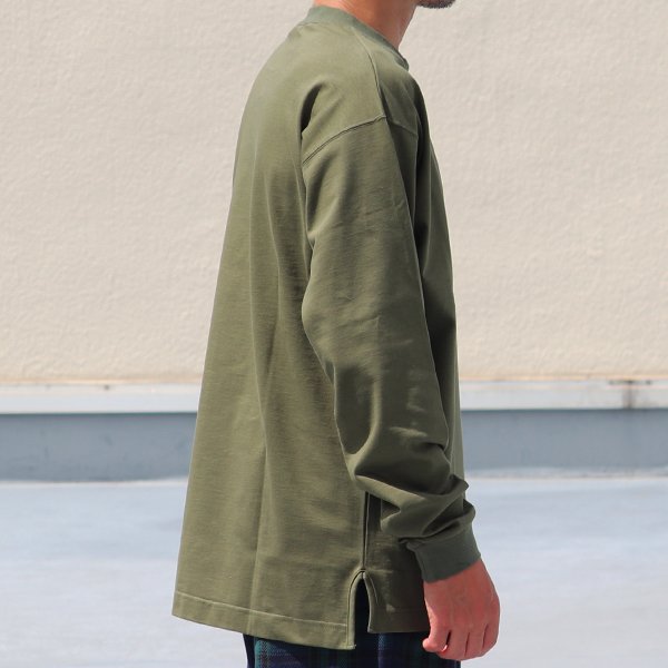 画像13: VORTEX 8オンス(MVS天竺)グラスポケ付きクルーネック テーパード 長袖Tee『MADE IN JAPAN』『日本製』 / Upscape Audience