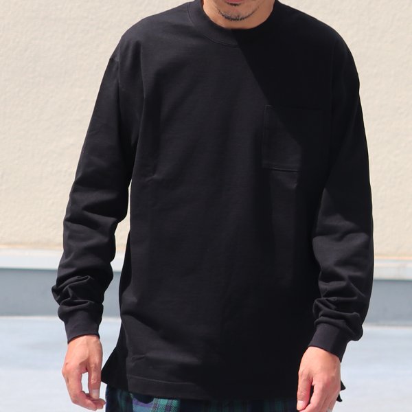 画像15: VORTEX 8オンス(MVS天竺)グラスポケ付きクルーネック テーパード 長袖Tee『MADE IN JAPAN』『日本製』 / Upscape Audience