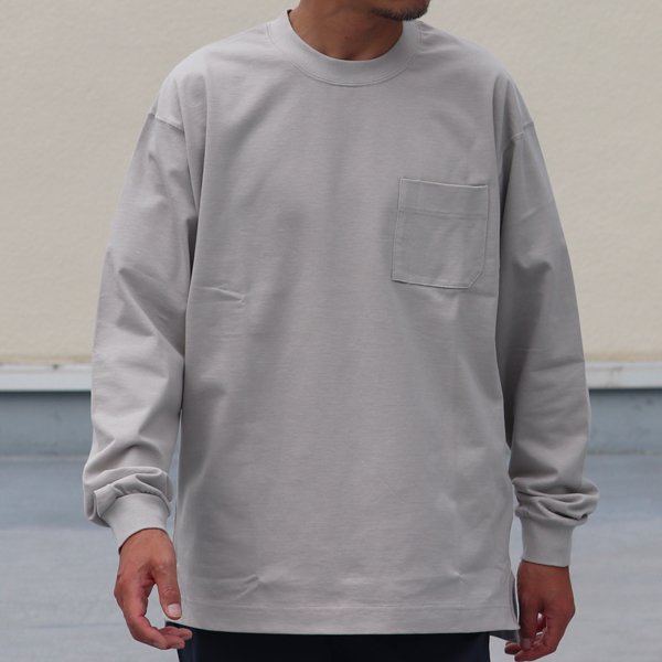 画像6: VORTEX 8オンス(MVS天竺)グラスポケ付きクルーネック テーパード 長袖Tee『MADE IN JAPAN』『日本製』 / Upscape Audience