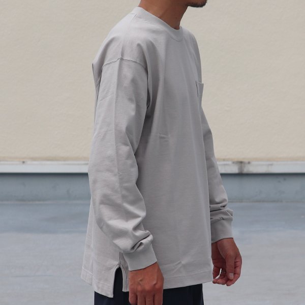 画像7: VORTEX 8オンス(MVS天竺)グラスポケ付きクルーネック テーパード 長袖Tee『MADE IN JAPAN』『日本製』 / Upscape Audience