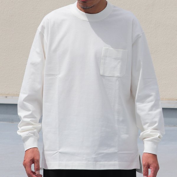 画像8: VORTEX 8オンス(MVS天竺)グラスポケ付きクルーネック テーパード 長袖Tee『MADE IN JAPAN』『日本製』 / Upscape Audience