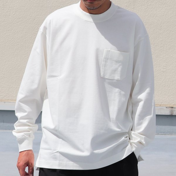 画像9: VORTEX 8オンス(MVS天竺)グラスポケ付きクルーネック テーパード 長袖Tee『MADE IN JAPAN』『日本製』 / Upscape Audience