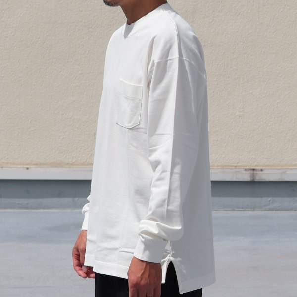 画像10: VORTEX 8オンス(MVS天竺)グラスポケ付きクルーネック テーパード 長袖Tee『MADE IN JAPAN』『日本製』 / Upscape Audience