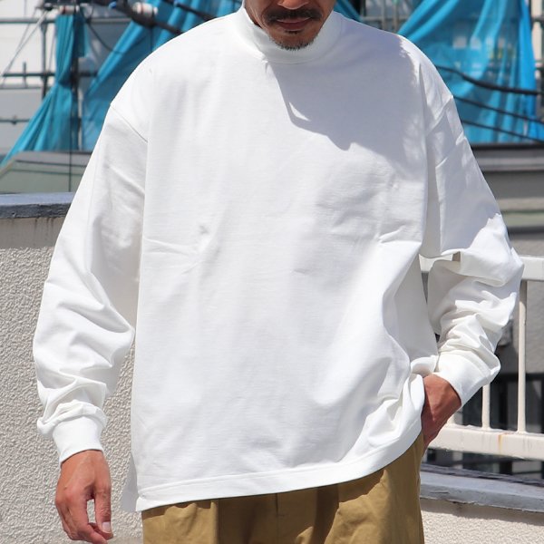 画像23: VORTEX 8オンス（MVS天竺）モックネック バルーン 長袖Tee『MADE IN JAPAN』『日本製』 / Upscape Audience