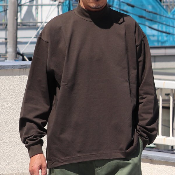 画像17: VORTEX 8オンス（MVS天竺）モックネック バルーン 長袖Tee『MADE IN JAPAN』『日本製』 / Upscape Audience