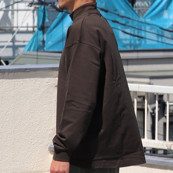 画像19: VORTEX 8オンス（MVS天竺）モックネック バルーン 長袖Tee『MADE IN JAPAN』『日本製』 / Upscape Audience