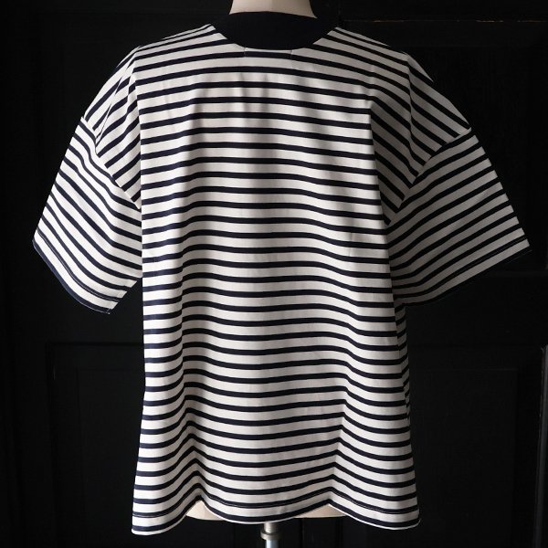 画像20: VORTEX 8オンス（MVS天竺）ボーダー サイドスリット Aライン ハーフスリーブ Tシャツ【MADE IN JAPAN】『日本製』/ Upscape Audience