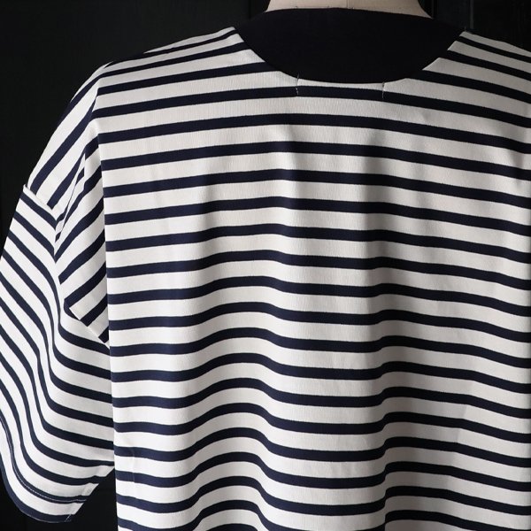 画像23: VORTEX 8オンス（MVS天竺）ボーダー サイドスリット Aライン ハーフスリーブ Tシャツ【MADE IN JAPAN】『日本製』/ Upscape Audience