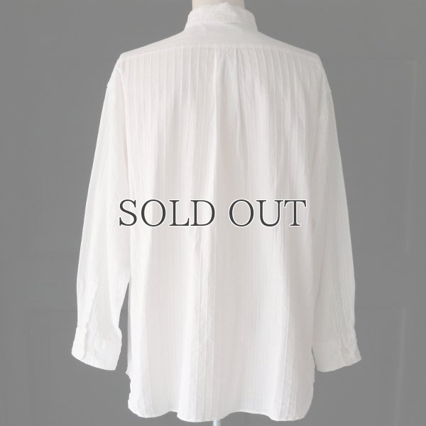 画像9: レノクロス（からみ織）ボタンダウン ボクシーAライン 長袖シャツ【MADE IN JAPAN】『日本製』/ Upscape Audience