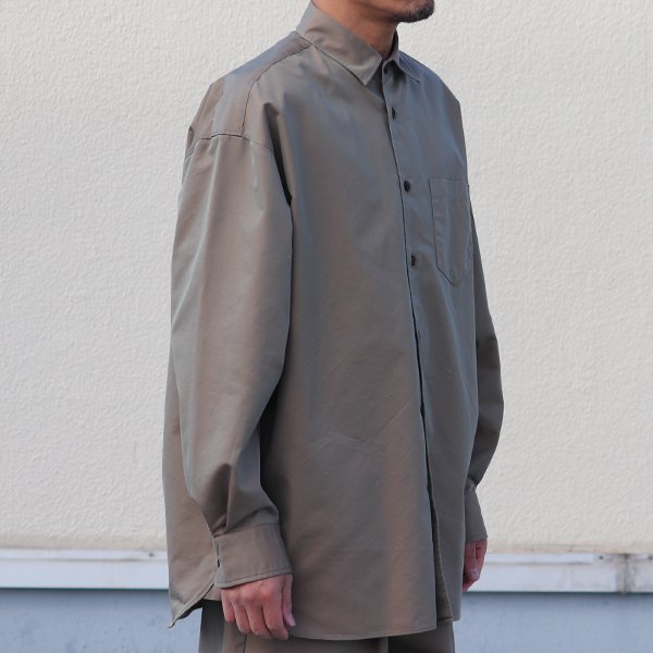 画像16: 「備後」タマムシギャバ レギュラーカラー ボクシーAライン 長袖 ドレスシャツ【MADE IN JAPAN】『日本製』/ Upscape Audience