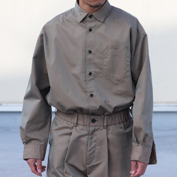 画像6: 「備後」タマムシギャバ レギュラーカラー ボクシーAライン 長袖 ドレスシャツ【MADE IN JAPAN】『日本製』/ Upscape Audience