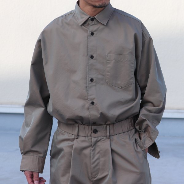 画像7: 「備後」タマムシギャバ レギュラーカラー ボクシーAライン 長袖 ドレスシャツ【MADE IN JAPAN】『日本製』/ Upscape Audience