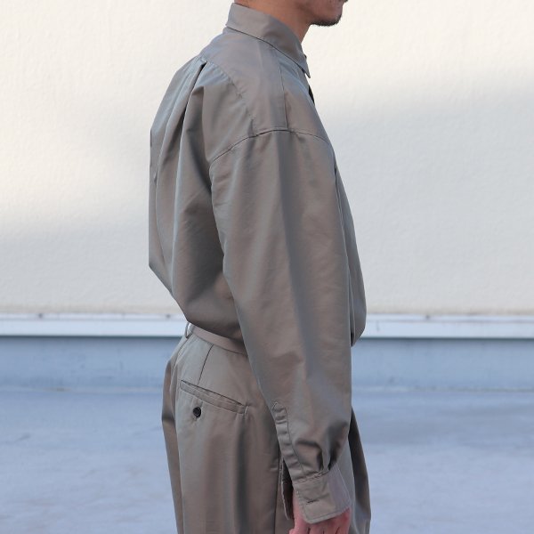 画像8: 「備後」タマムシギャバ レギュラーカラー ボクシーAライン 長袖 ドレスシャツ【MADE IN JAPAN】『日本製』/ Upscape Audience