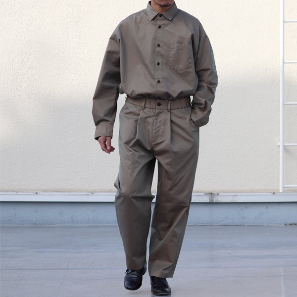 画像9: 「備後」タマムシギャバ レギュラーカラー ボクシーAライン 長袖 ドレスシャツ【MADE IN JAPAN】『日本製』/ Upscape Audience