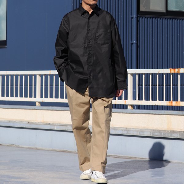 画像5: 「備後」タマムシギャバ レギュラーカラー ボクシーAライン 長袖 ドレスシャツ【MADE IN JAPAN】『日本製』/ Upscape Audience