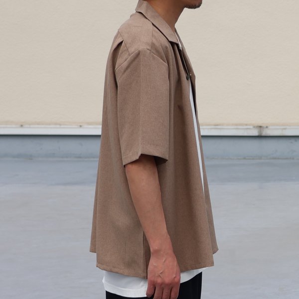 画像4: NaturemierTM(ナチュレミア)TECH リネンライク トロピカル オープンカラー ハーフスリ ーブシャツ【MADE IN JAPAN】『日本製』/ Upscape Audience