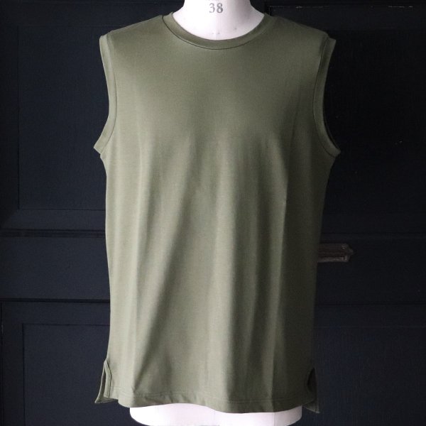 画像15: VORTEX 8オンス（MVS天竺）サイドスリット ノースリーブ Tシャツ【MADE IN JAPAN】『日本製』/ Upscape Audience