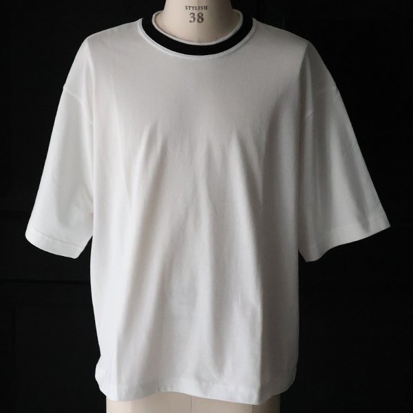 画像16: 「丹後」度詰天竺(6オンス)2トーンネック ハーフスリーブTシャツ【MADE IN JAPAN】『日本製』/ Upscape Audience