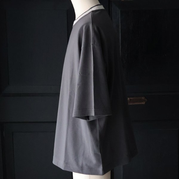 画像21: 「丹後」度詰天竺(6オンス)2トーンネック ハーフスリーブTシャツ【MADE IN JAPAN】『日本製』/ Upscape Audience