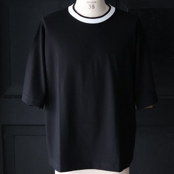 画像24: 「丹後」度詰天竺(6オンス)2トーンネック ハーフスリーブTシャツ【MADE IN JAPAN】『日本製』/ Upscape Audience