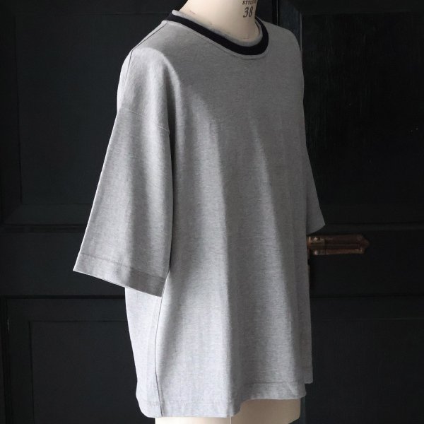 画像11: 「丹後」度詰天竺(6オンス)2トーンネック ハーフスリーブTシャツ【MADE IN JAPAN】『日本製』/ Upscape Audience