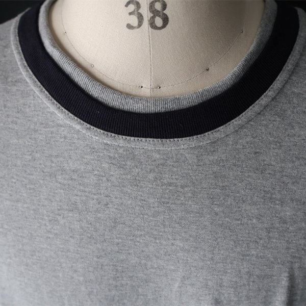 画像15: 「丹後」度詰天竺(6オンス)2トーンネック ハーフスリーブTシャツ【MADE IN JAPAN】『日本製』/ Upscape Audience