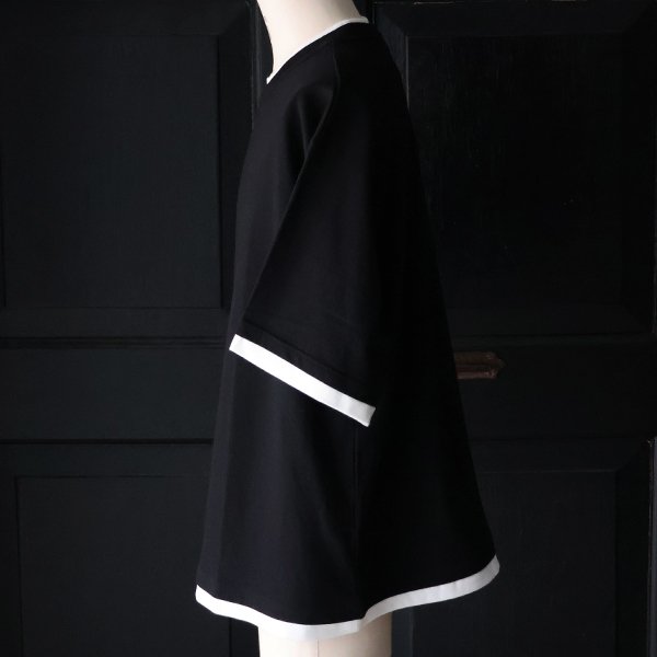 画像20: 「丹後」度詰天竺 (6オンス) フェイクレイヤード クルーネック ハーフスリーブ Tシャツ【MADE IN JAPAN】『日本製』/ Upscape Audience