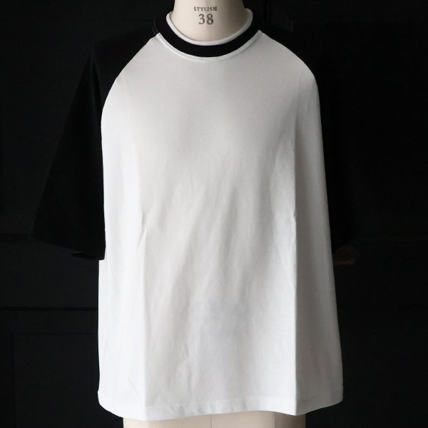 画像15: 「丹後」度詰天竺 (6オンス) 2トーンネック ハーフスリーブ BBアンダー Tシャツ【MADE IN JAPAN】『日本製』/ Upscape Audience