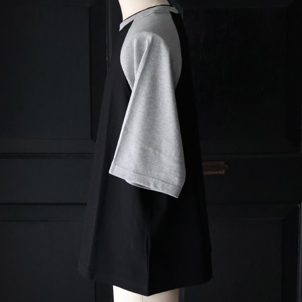 画像24: 「丹後」度詰天竺 (6オンス) 2トーンネック ハーフスリーブ BBアンダー Tシャツ【MADE IN JAPAN】『日本製』/ Upscape Audience