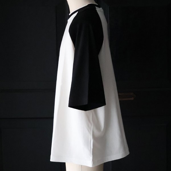 画像16: 「丹後」度詰天竺 (6オンス) 2トーンネック ハーフスリーブ BBアンダー Tシャツ【MADE IN JAPAN】『日本製』/ Upscape Audience