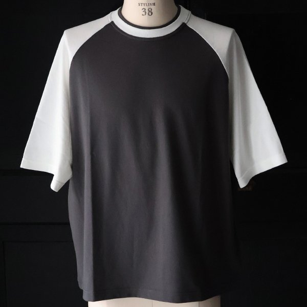 画像17: 「丹後」度詰天竺 (6オンス) 2トーンネック ハーフスリーブ BBアンダー Tシャツ【MADE IN JAPAN】『日本製』/ Upscape Audience