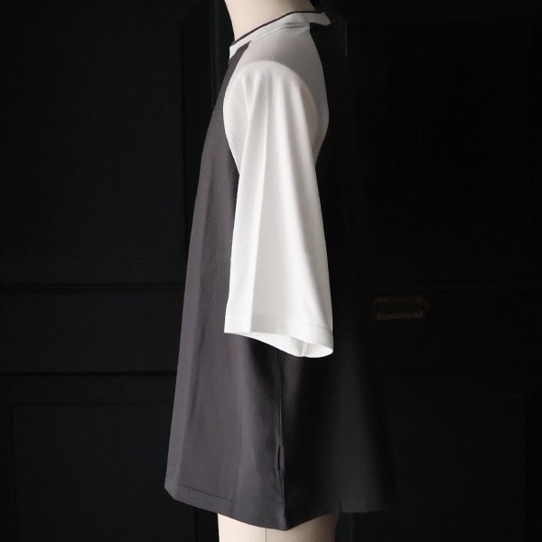 画像18: 「丹後」度詰天竺 (6オンス) 2トーンネック ハーフスリーブ BBアンダー Tシャツ【MADE IN JAPAN】『日本製』/ Upscape Audience