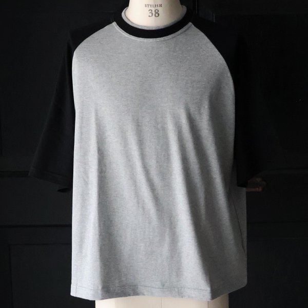 画像19: 「丹後」度詰天竺 (6オンス) 2トーンネック ハーフスリーブ BBアンダー Tシャツ【MADE IN JAPAN】『日本製』/ Upscape Audience