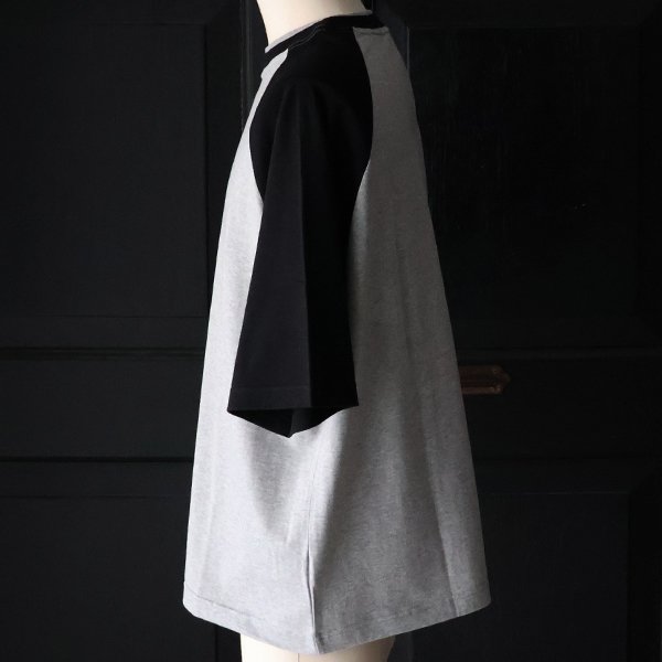 画像20: 「丹後」度詰天竺 (6オンス) 2トーンネック ハーフスリーブ BBアンダー Tシャツ【MADE IN JAPAN】『日本製』/ Upscape Audience