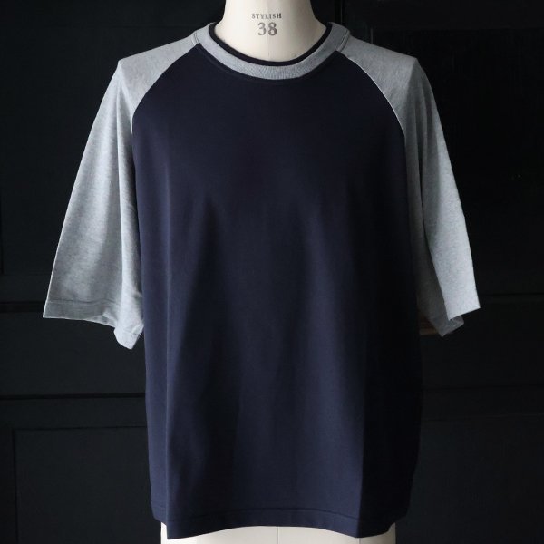 画像21: 「丹後」度詰天竺 (6オンス) 2トーンネック ハーフスリーブ BBアンダー Tシャツ【MADE IN JAPAN】『日本製』/ Upscape Audience