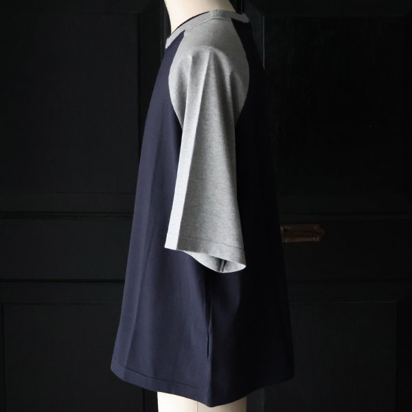 画像22: 「丹後」度詰天竺 (6オンス) 2トーンネック ハーフスリーブ BBアンダー Tシャツ【MADE IN JAPAN】『日本製』/ Upscape Audience