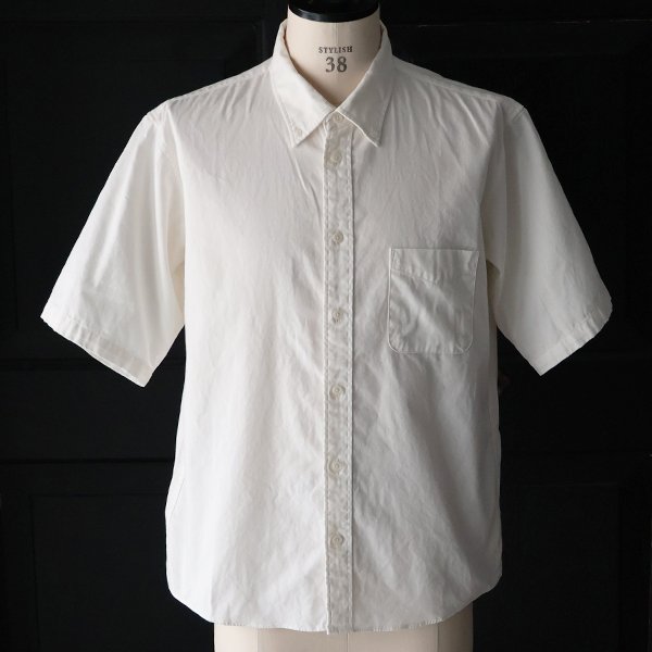 画像25: 日本製 ワンウォッシュ ボタンダウン 半袖 テーパードシャツ【MADE IN JAPAN】『日本製』/ Upscape Audience