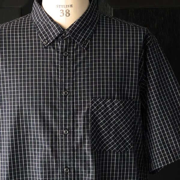 画像22: 日本製 ワンウォッシュ ボタンダウン 半袖 テーパードシャツ【MADE IN JAPAN】『日本製』/ Upscape Audience