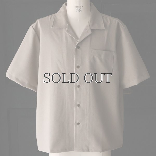 画像6: NaturemierTM(ナチュレミア)TECH リネンライク メランジトロピカル オープンカラー ハーフスリ ーブシャツ【MADE IN JAPAN】『日本製』/ Upscape Audience