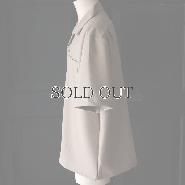 画像8: NaturemierTM(ナチュレミア)TECH リネンライク メランジトロピカル オープンカラー ハーフスリ ーブシャツ【MADE IN JAPAN】『日本製』/ Upscape Audience