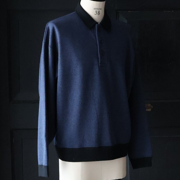 画像16: ボンバーヒート ツィード ポロ スウェットライク【MADE IN JAPAN】『日本製』 / Upscape Audience