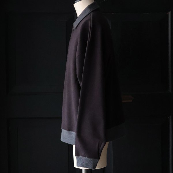 画像8: ボンバーヒート ツィード ポロ スウェットライク【MADE IN JAPAN】『日本製』 / Upscape Audience