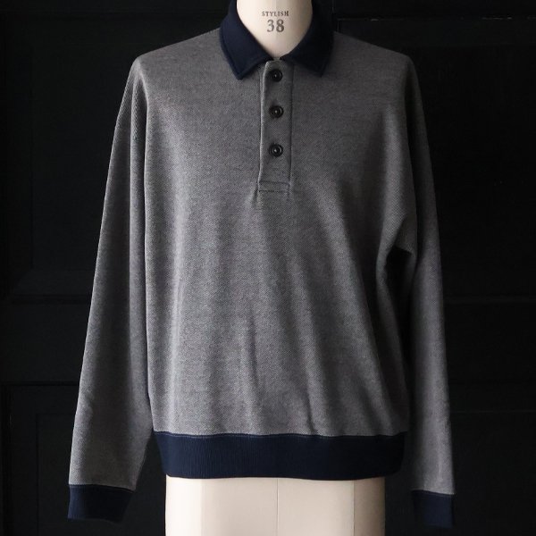 画像9: ボンバーヒート ツィード ポロ スウェットライク【MADE IN JAPAN】『日本製』 / Upscape Audience
