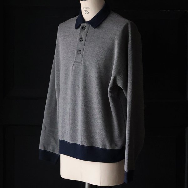 画像10: ボンバーヒート ツィード ポロ スウェットライク【MADE IN JAPAN】『日本製』 / Upscape Audience