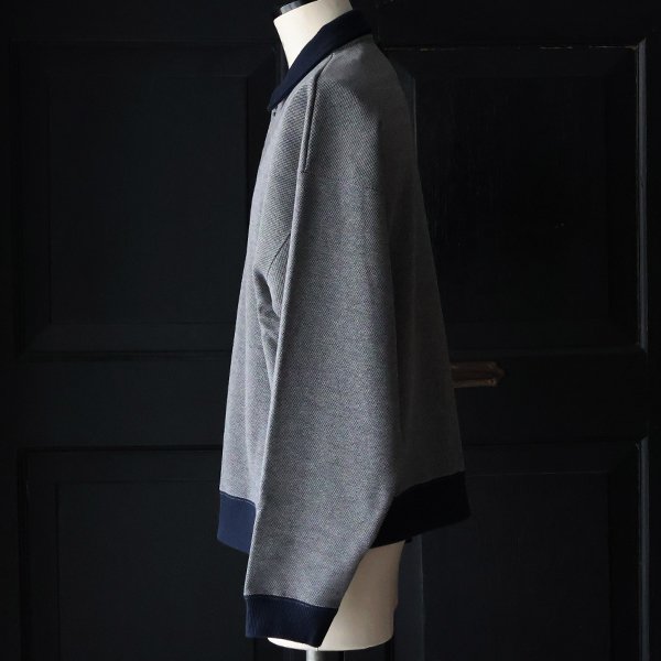 画像11: ボンバーヒート ツィード ポロ スウェットライク【MADE IN JAPAN】『日本製』 / Upscape Audience