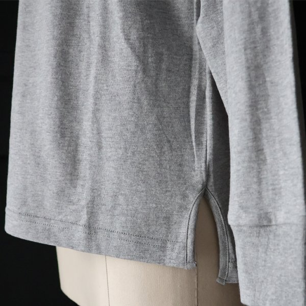 画像27: 「丹後」度詰天竺（6オンス）サイドスリット テーパード タートルネック 長袖Tシャツ【MADE IN JAPAN】『日本製』/ Upscape Audience