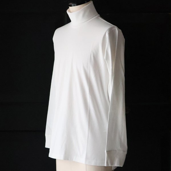 画像6: 「丹後」度詰天竺（6オンス）サイドスリット テーパード タートルネック 長袖Tシャツ【MADE IN JAPAN】『日本製』/ Upscape Audience