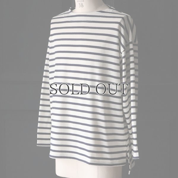 画像12: 「尾州」セーターライク天竺（6.5オンス） ボートネック サイドスリット  長袖 Tシャツ【MADE IN JAPAN】『日本製』/ Upscape Audience