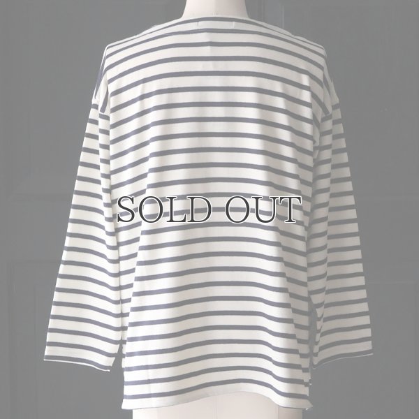 画像14: 「尾州」セーターライク天竺（6.5オンス） ボートネック サイドスリット  長袖 Tシャツ【MADE IN JAPAN】『日本製』/ Upscape Audience