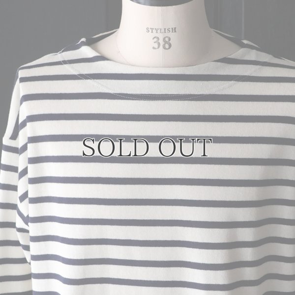 画像16: 「尾州」セーターライク天竺（6.5オンス） ボートネック サイドスリット  長袖 Tシャツ【MADE IN JAPAN】『日本製』/ Upscape Audience